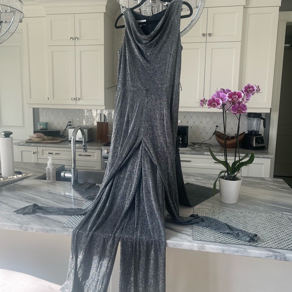 ALGO Holiday wear a shimmering shining vintage jumpsuit size 12 it’s fabulous💎 - Picture 3 of 16